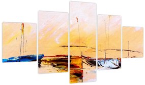 Obraz - Obraz statku (125x70 cm)