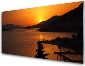 Panel Szklany Szczyty Gór nad Zatoką