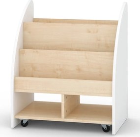 Dwustronna biblioteczka szkolna na kółkach Małgosia 6512725JU