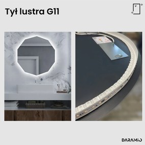 Nietypowe lustro łazienkowe z oświetleniem LED G11