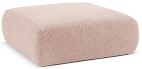 Różowy puf z materiału bouclé Molino – Micadoni Home