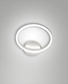 GIOTTO nowoczesna lampa sufitowa LED 18W biała 3508-21-102 Fabas Luce