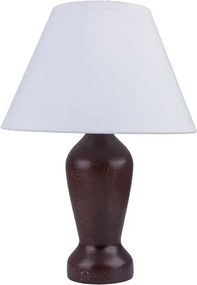 Klasyczna lampka nocna z abażurem wenge - S225 P7-H09
