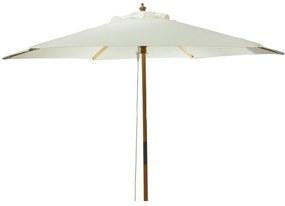 Parasol ogrodowy drewniany, Ø 250 cm