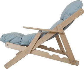 HOMCOM Fotel akcentowy, fotel relaksacyjny, regulowane oparcie, rama z drewna bukowego, do 120 kg, Jasnoszary
