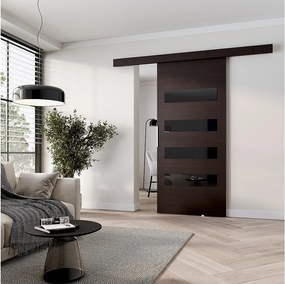 MINIO go for it, Drzwi przesuwne wewnętrzne CLEAN F 76 cm  w kolorze wenge