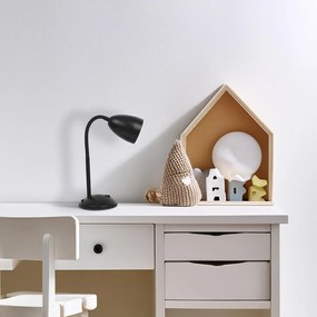 Lampka biurkowa LOGIC Black 1xE27