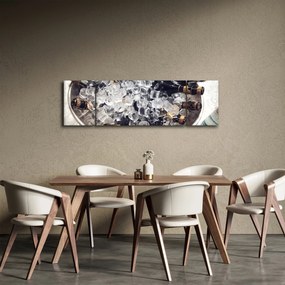Obraz - szampan w lodzie (170x50 cm)
