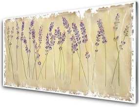 Dekor Szklany do Kuchni Finezyjna Kompozycja Kwiatowa