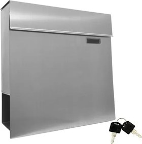 Wisząca skrzynka na listy ze stali nierdzewnej