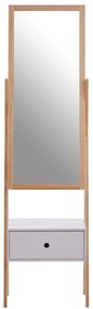 Lustro stojące z drewnianą ramą 45x160 cm Rostok – Premier Housewares