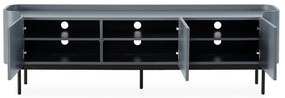 Szaroniebieska szafka pod TV 180x55x40 cm Willa – MOME