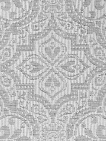 Dywan zewnętrzny dwustronny Duet Ornament szaro-kremowy 120 cm x 170 cm