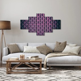 Obraz fioletowej tekstury (125x70 cm)