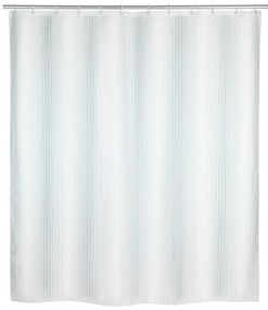 Zasłona prysznicowa z poliestru, wodoodporna kurtyna PALAIS + 12 pierścieni mocujących - 200 x 180 cm, WENKO