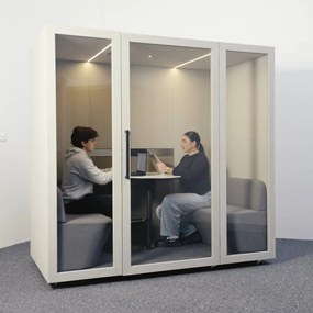 Budka akustyczna do biura INBOX 4-osobowa 2100 x 2200 x 1220 mm