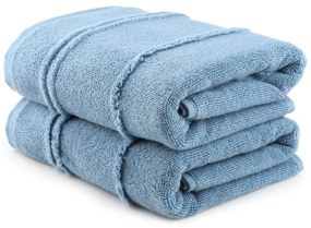 Niebieskie ręczniki frotte zestaw 2 szt. 50x90 cm Arden – Foutastic