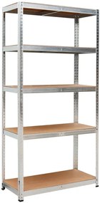 Metalowy do piwnicy regał 150 cm A5-L32