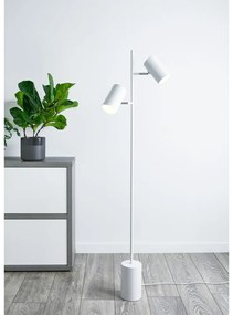 Biała lampa stojąca Twin – Markslöjd