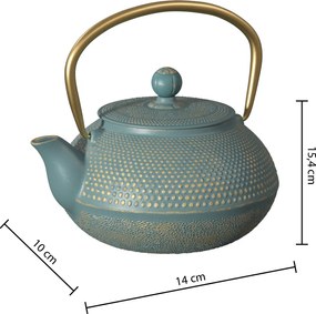 Żeliwny czajnik do herbaty JADE, 800 ml