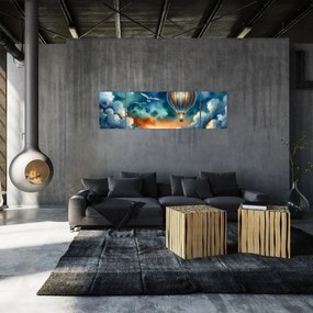 Obraz - Lot pod nocnym niebem (170x50 cm)