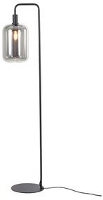 Czarna lampa stojąca (wysokość 155 cm) Lekar – Light &amp; Living