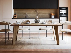 Stół ARIS 138 x 80 cm do kuchni, salonu, jadalni Dąb Sonoma