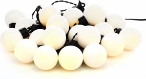 Oświetlenie - łańcuch 20 białych LED ciepło-biała