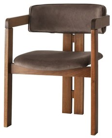 Krzesło do jadalni CO Dark Brown and Walnut