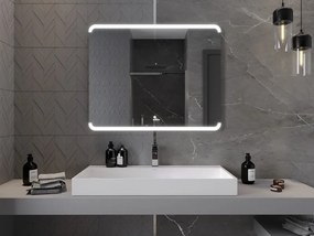 Mexen Nida lustro łazienkowe podświetlane 100 x 80 cm, LED 6000K, antypara - 9806-100-080-611-00