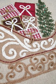 Świąteczna poduszka z nadrukiem, 45 × 45 cm