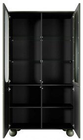 Witryna Sonatia II do salonu 100 cm - oliwka