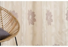 Beżowa zasłona żakardowa 140x245 cm Maura – Mendola Fabrics