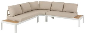 Zestaw aluminiowy NEW YORK dla 6 osób (biały)