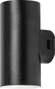Rabalux 77155 zewnętrzna lampa ścienna LED Urfa, 18 W, IP65, czarny, 16 cm