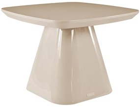 Stolik pomocniczy z MDF - Lakierowany taupe - NATAZA
