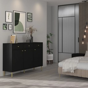 Komoda TORINO 125 cm do Salonu Sypialni Grafit