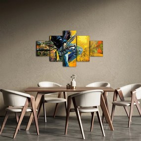Obraz saksofonisty (125x70 cm)