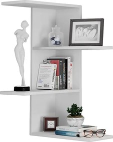 Drewniana półka ścienna Półka narożna Półka Balos