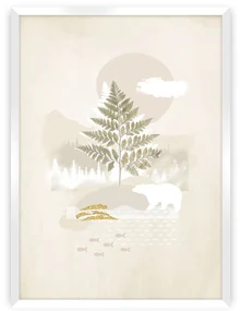 Plakat Beige Abstract II