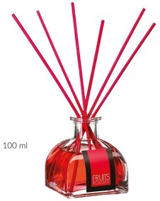 Odświeżacz powietrza z patyczkami, zapach czerwonych owoców, 100 ml