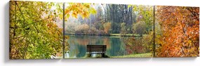 Obraz stawu (170x50 cm)
