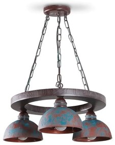 Żyrandol na łańcuchu VIRIONI 3xE27/60W/230V