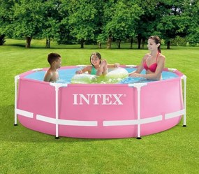 Basen ogrodowy stelażowy 244 cm Intex 290, okrągły