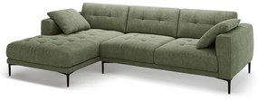 Zielony narożnik (lewostronny/z szezlongiem) Bemy – Micadoni