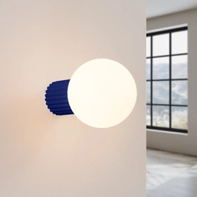 Kinkiet HALO ultramaryna IP44 ryflowany SOLLUX  LIGHTING