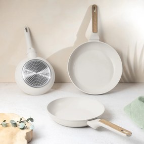 BerlingerHaus Zestaw patelni z powłoką tytanową Sahara Nordic, 3 szt.