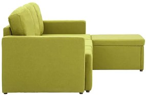 Rozkładana sofa modułowa zielona - Odi 4Q