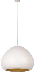Żyrandol na lince LAVA 1xE27/15W/230V kremowy/złoty
