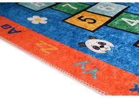 Pomarańczowy dziecięcy dywan do zabawy odpowiedni do prania 80x120 cm Hopscotch Orange – Vitaus